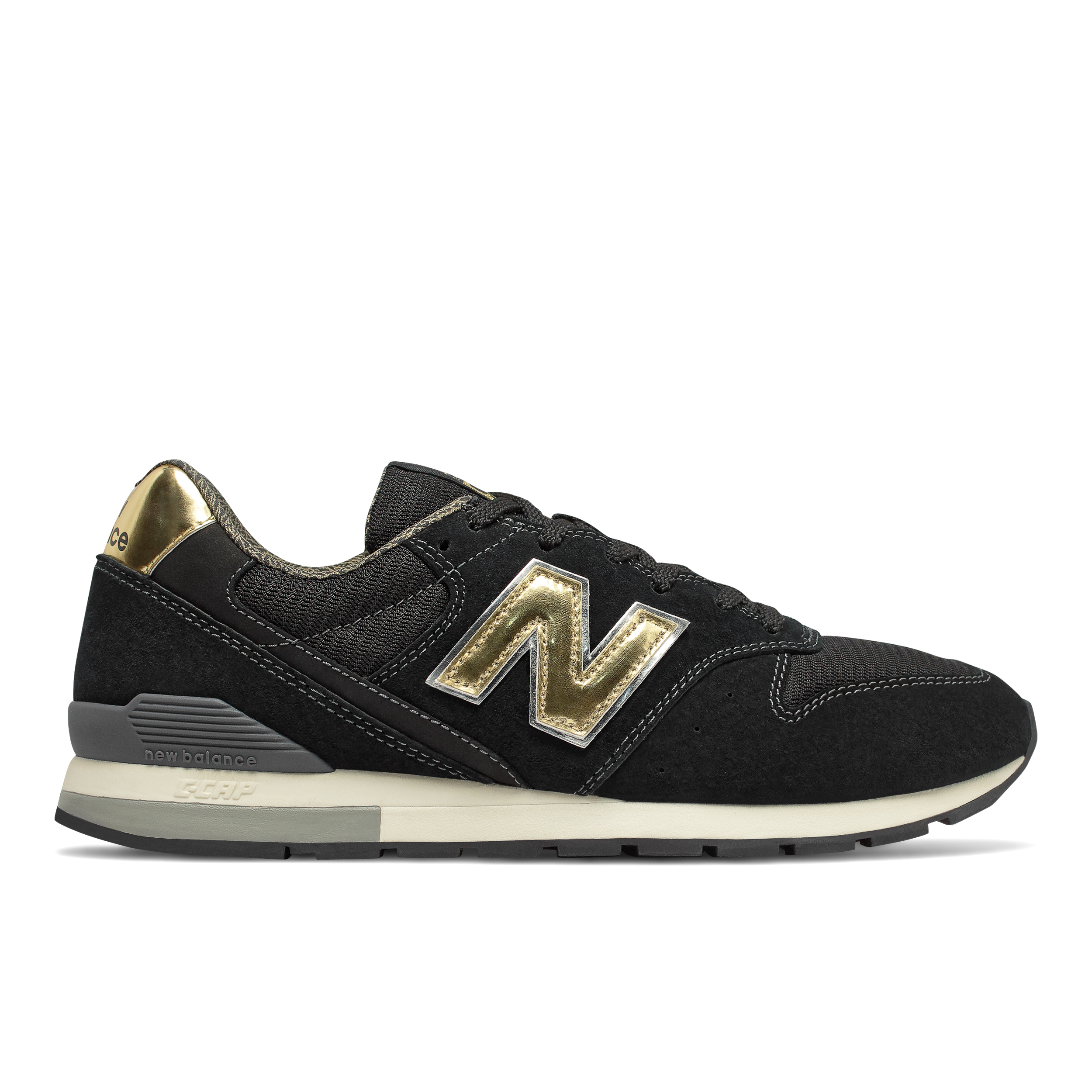 new balance black and gold 996