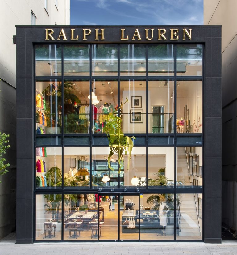 [Ralph Lauren] Birth of a limited-time concept store with a new shape ...